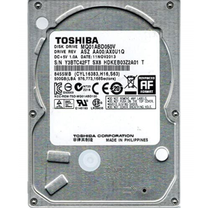 HDD 2.5 500GB TOSHIBA 5400RPM 8MB SATA3 MQ01ABD050V (RFB)