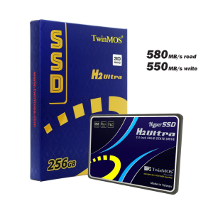 HDD SSD 256GB TwinMOS 580/550MBS SATA3 2.5 3D NAND METAL CASE 3 YIL GARANTİLİ