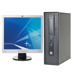 2.EL PC HP ELITEDESK 800 G1 SFF YATAY İ7 4770 16GB DDR3 512GB SSD O/B VGA 19