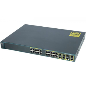 2.EL SWITCH 24 PORT CISCO WS-C2960 - 24PC -L POE 24  10/100 2X1000 SWITCH