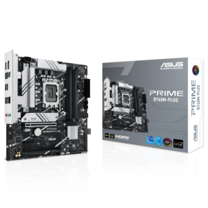 ANAKART ASUS PRIME B760M-PLUS DDR5 7200MHZ 1XHDMI 1XDP 2XM2 USB3.2 MATX 1700P (12.13.14. NESİL UYUMLU)