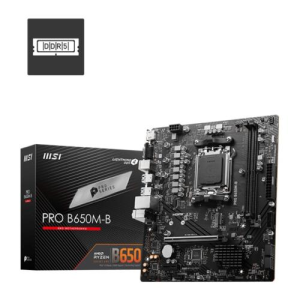 ANAKART MSI PRO B650M-B AM5 DDR5 6800MHZ(OC) HDMI VGA M.2 USB3.2 2.5G LAN MATX