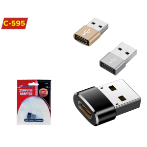 ÇEVİRİCİ CONCORD C-595 OTG TYPE-C TO USB DÖNÜŞTÜRÜCÜ