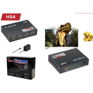 ÇEVIRICI CONCORD HS4 HDMI TO 4 IN PORT 1 IN OUT PORT HDMI ÇOKLAYICI SPLİTTER