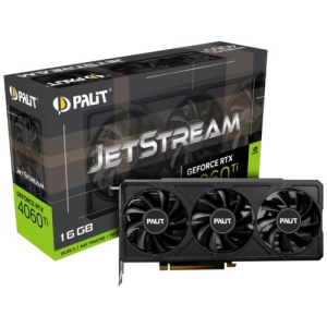 EKRAN KARTI 16GB PALIT JETSTREAM RTX4060TI GDDR6X 128BIT 3XDP HDMI 650W PSU