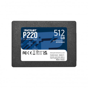 HDD SSD 512GB PATRIOT P220 550/500MBS P220S512G25