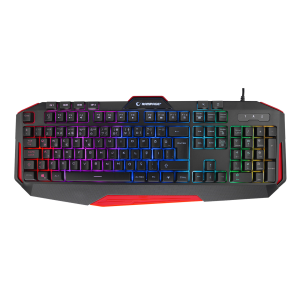 KLAVYE RAMPAGE KB-RX7 ALPOR PRO SIYAH USB RGB AYDINLATMALI Q GAMING OYUNCU