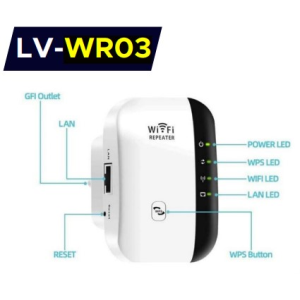 MENZİL ARTIRICI TELSAN LV-WR03 300MBPS RJ45 ACCESS POİNT REPEATER WİFİ GÜÇLENDİRİCİ