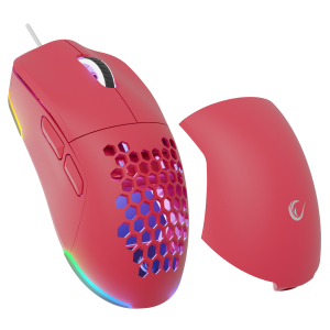 MOUSE RAMPAGE BLINK PEMBE 7 MAKRO TUŞLU RGB 12800 DPI GAMING OYUNCU