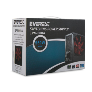 POWER SUPPLY 550W EVEREST EPS-500A 12CM FANLI